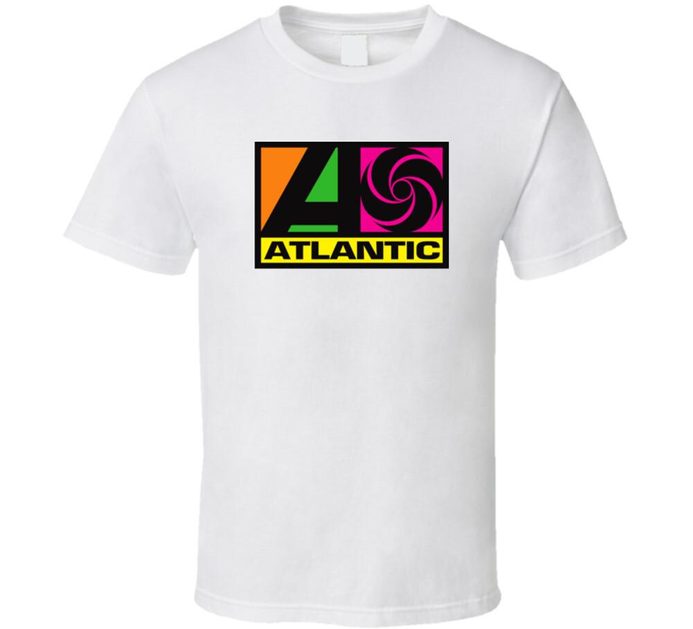 Atlantic Records, T-Shirt Mens Womens Tees Top, Logo, Record Company, Label, Retro, Music S