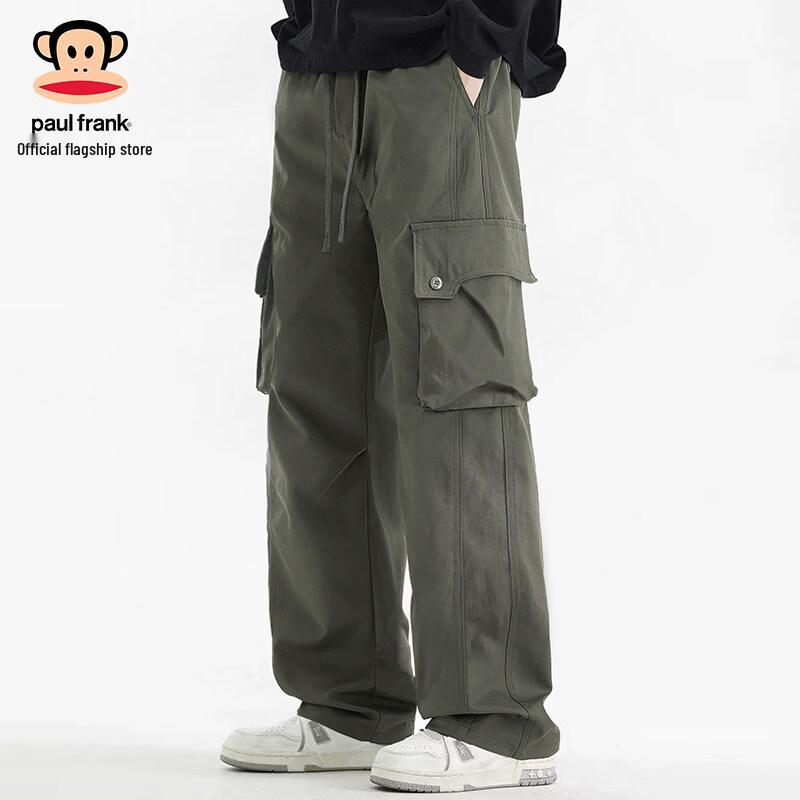 Paul Frank Men's American Retro Loose Fit Straight-Leg Cargo Pants