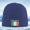Flag of Ireland with white green orange Unisex Women Unisex Knitted Hat Beanie Pullover Cap Winter Thermal Warm Christmas Outdoor C