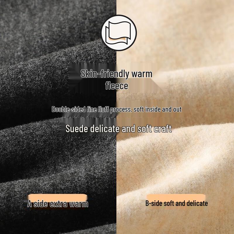 Langsha Men's Thermal Cashmere Blend Leggings