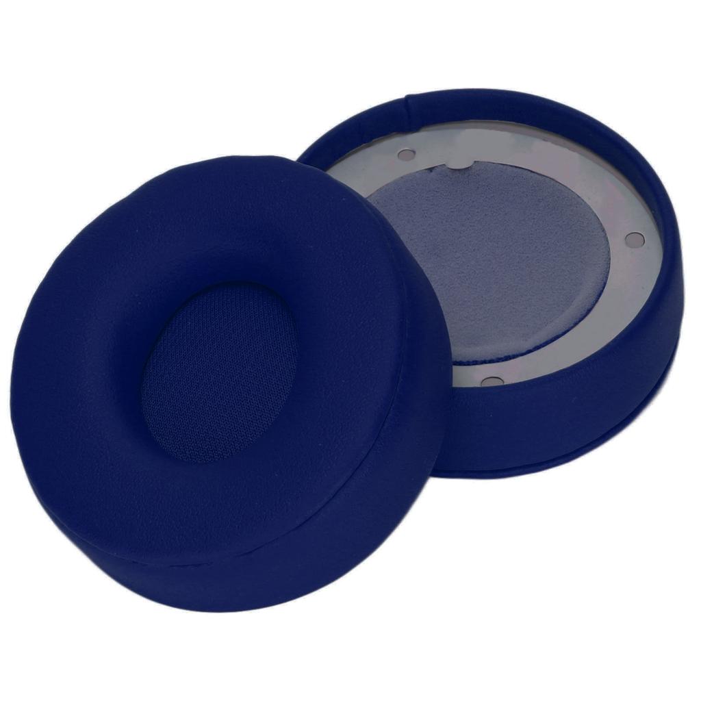 2pcs For SoloPro Ear Pads Elastic Wireless On Ear Headphones Replacement Earpad CoverDark Blue