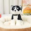 Simulate Dog Plushies Soft Toys Stuffed Bulldog Shar-Pei Schnauzer Plush Toy Home Decor Girl Boy Companion Birthday Gift