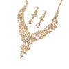 Exquisite High-End European & American Bridal Necklace Earring Set - Elegant Wedding Accessories