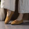 High Quality Leather Branded Flats Women Comfortable Round Toe Soft Sole Loafers Vintage Sewing Designer Shoes Zapatos De Mujer