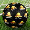 1pc One Piece Logo Football Soccer Ball Size 5 Indoor Soccer Ball Fashion Colorful  Backyard Game -Great For Sports Fans Gift HE75