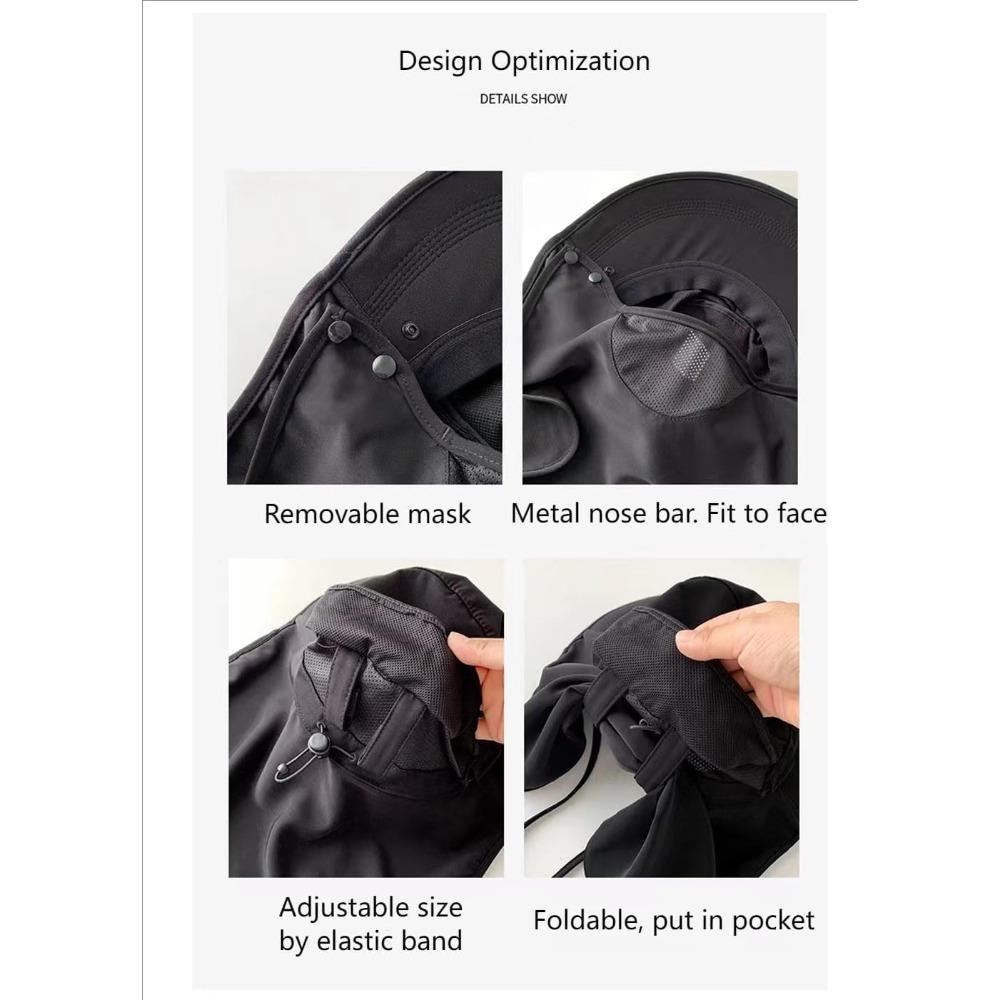 Women's Sun Hat Summer Hats UV Protection Full Head Face Mask Cooling Face-Cover Outdoors Hat Hood Fashion Secret