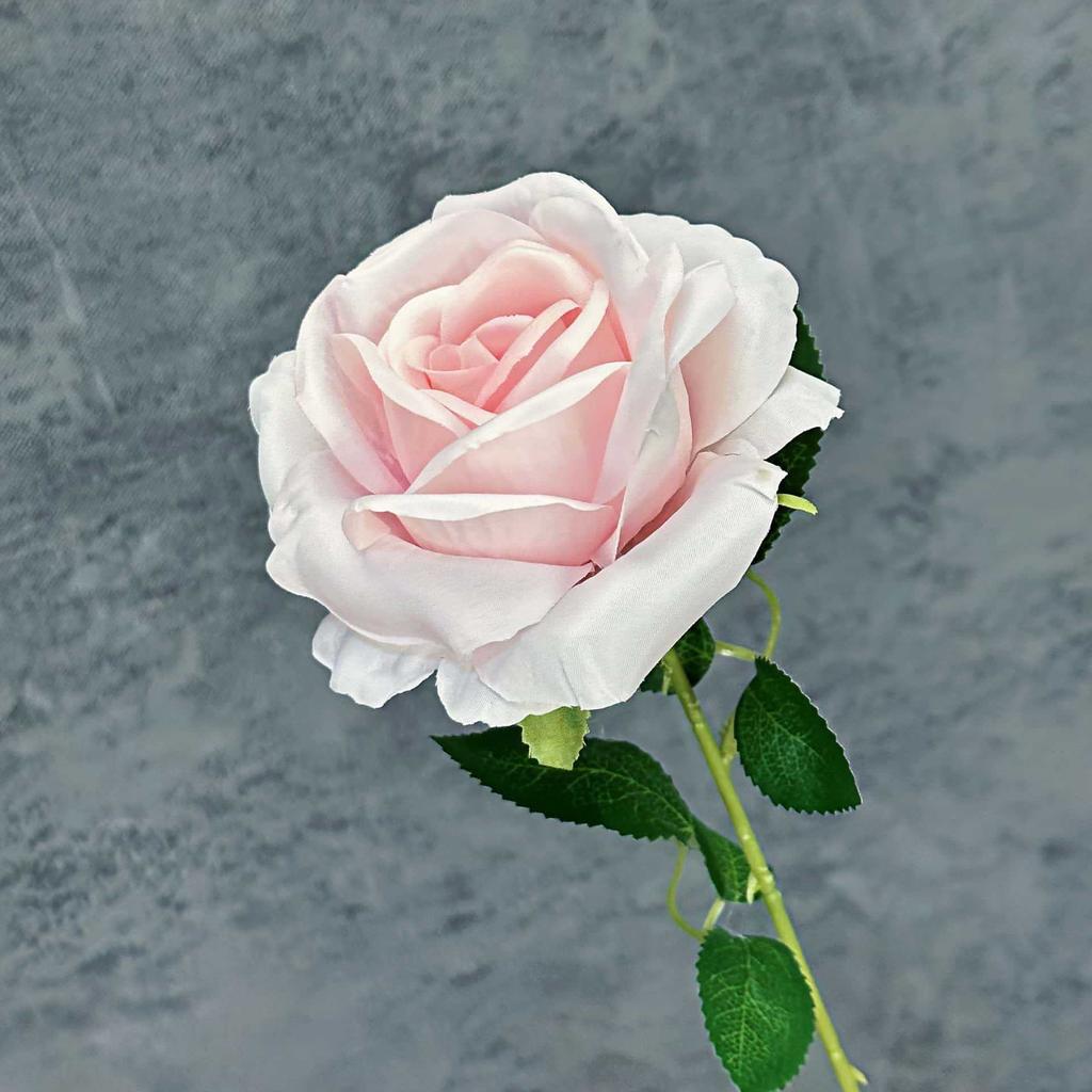 8pcs Artificial Large Rose Flower Branch Silk Long Stem Rose for Wedding Party Floral Decoration