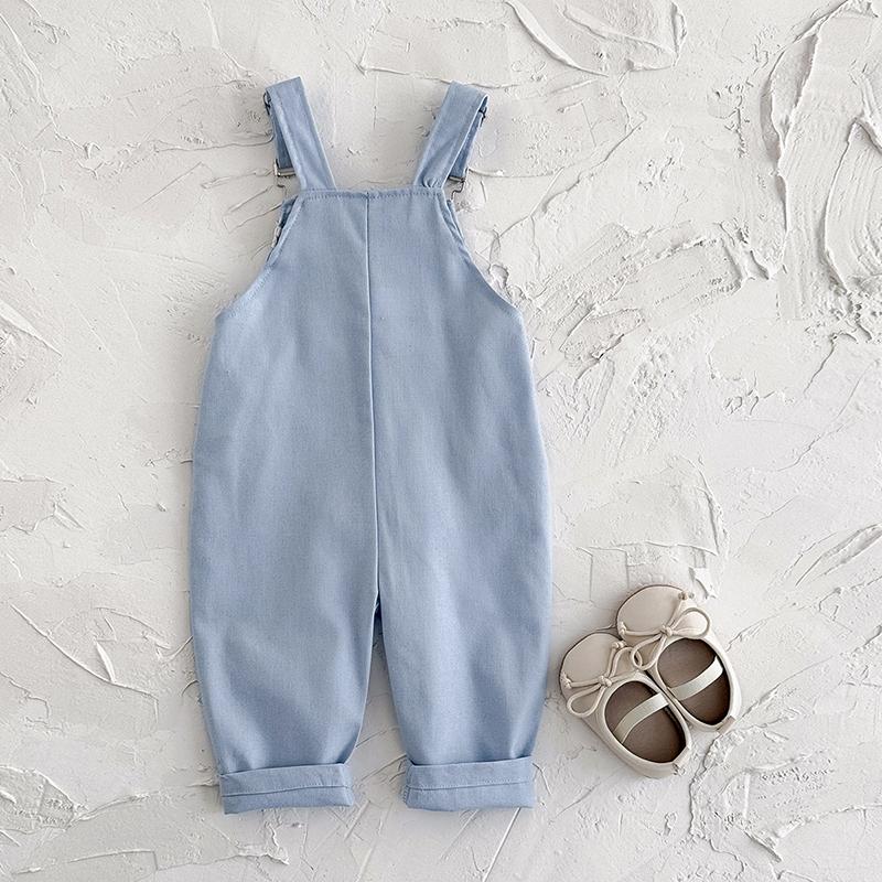 Summer Baby Rompers Fashion Embroidery Sleeveless Knitting Infant Kids Boys Girls Strap Jumpsuits