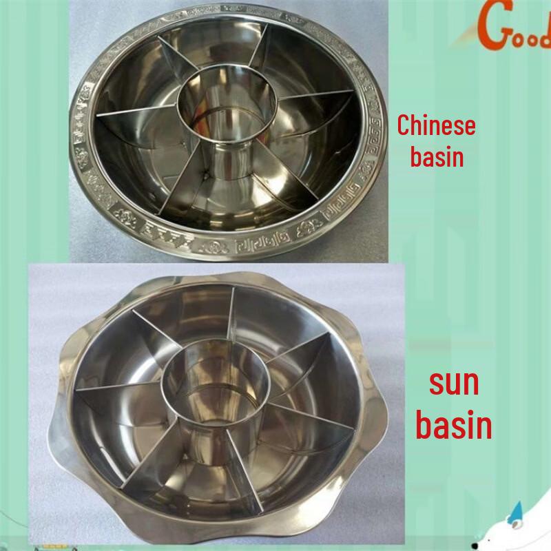 Stainless Steel 7-Compartment Hot Pot