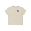 SS23 Logo de Marque Lettre Identification Col Rond Coton Manches Courtes T-Shirt Hommes T-Shirts Beige LMT0045284DR00F97W000