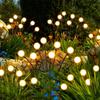 6/8/10L Solar Firefly Lights Waterproof Outdoor Garden Decoration Landscape Lights Lawn Lights Suitable for Festive Decoration.