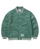Thisisneverthat Satin Varsity Jacket Green