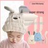 Rabbit Ear Quick-Dry Hair Towel for Kids - Super Absorbent, Cute Head Wrap for Girls & Babies