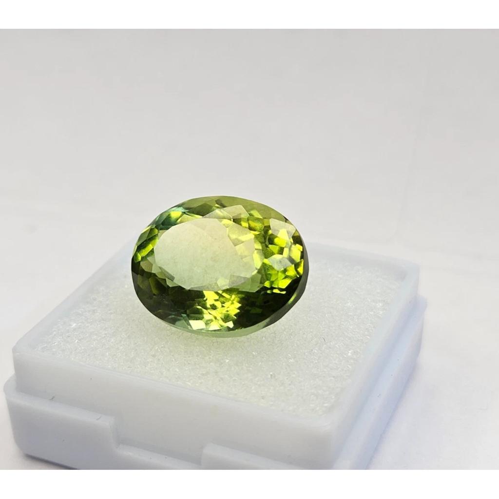 Natural Green Tourmaline Oval Cut 9-10 Ct Stunning Certified Loose Gemstone