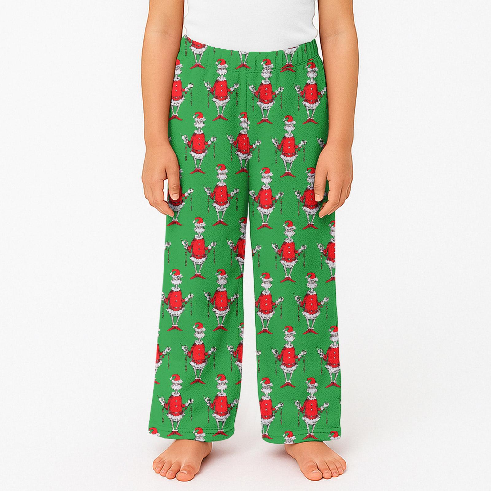 

Детские зимние брюки Длинные брюки с принтом 100 зелёный