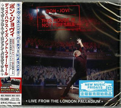 CD BON JOVI - This House Is Not For Sale-Live Fro UICL1135 Island Records 2017 Japan ObiRock Gebraucht