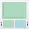 European leather western dining mat two-color square thermal insulation mat large waterproof table mat tea tray dining tray coaster light luxury