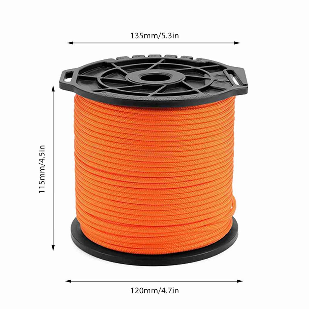 Outdoor Multi Function Spool 9core Paracord Rope 4mm Thick Binding Rope Clothesline Tent Wind Rope Climbing Rope