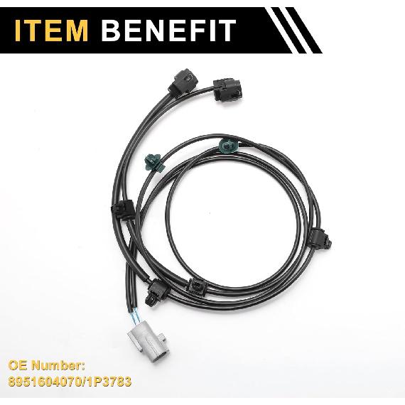 ABS Wheel Speed Sensor ABS Sensor Anti-Lock Braking System Sensor No.8951604070/1P3783 for Toyota Tacoma 2005-2015 1 Pc Rear Left Right