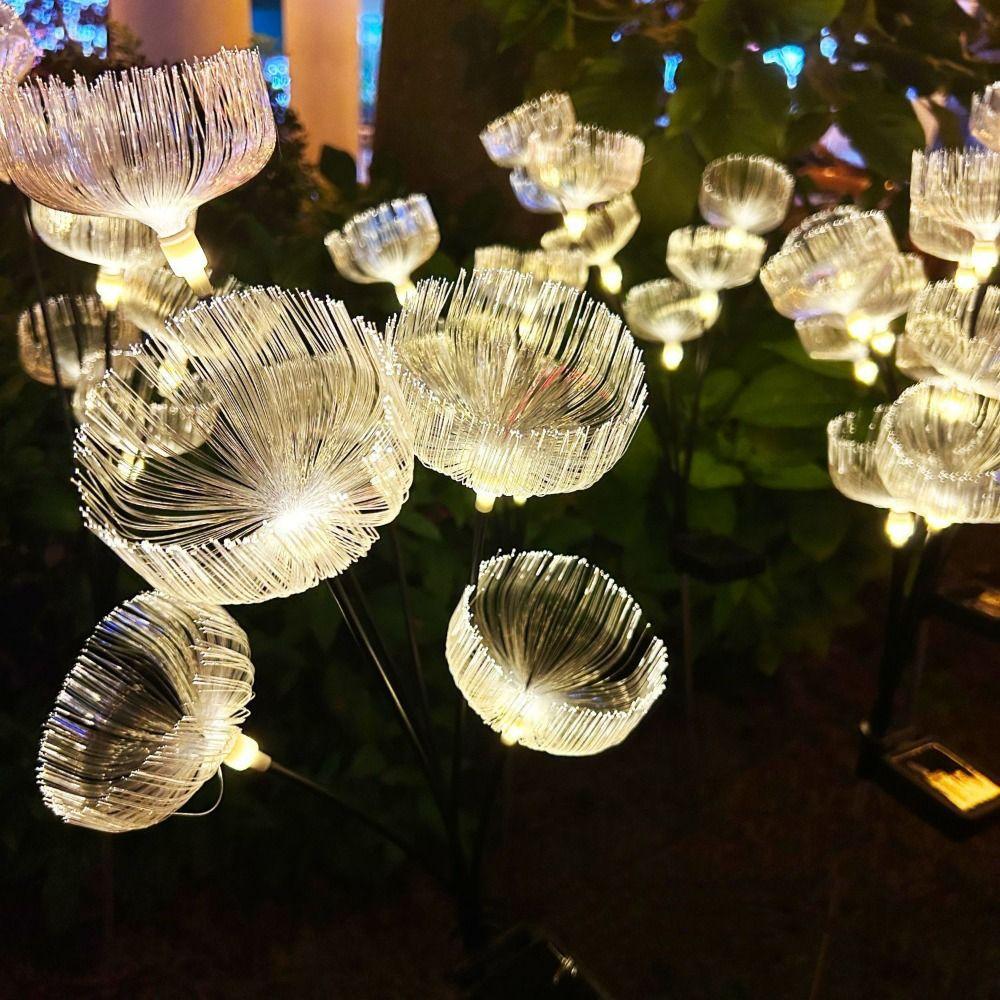 Solar Powered 6 Heads Jellyfish Light Waterproof Landscape Lawn Lamp  Garden Decoration