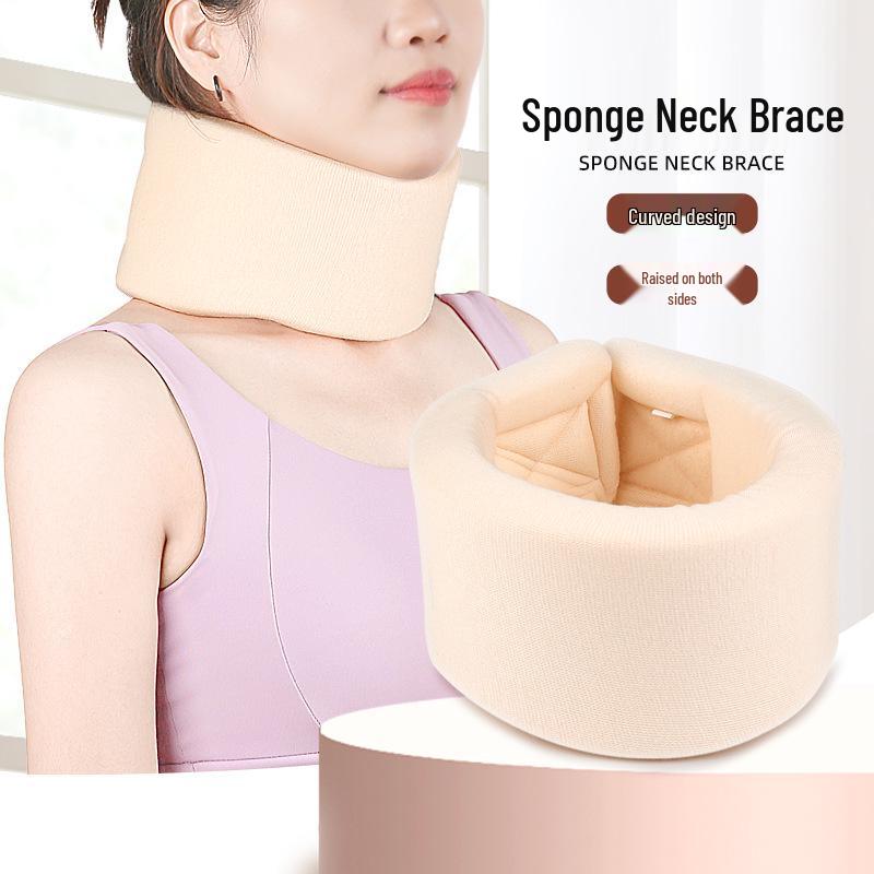Adjustable Breathable Neck Brace: Sponge Collar for Men & Women, Ideal for Driving, Office, Home, Support & Protection