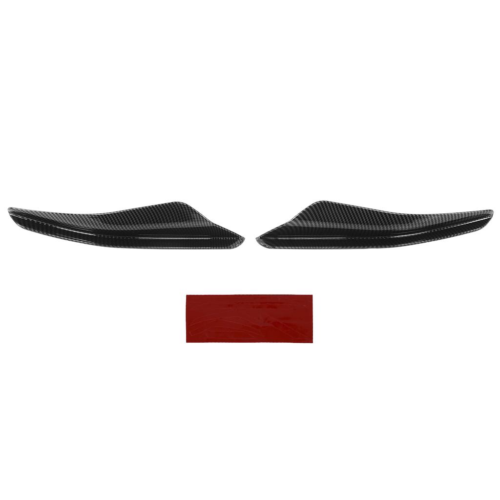 2PCS Front Bumper Aero Kits Canards Wing for Maxton   Replacement for MK8 2021+(Glossy Black )