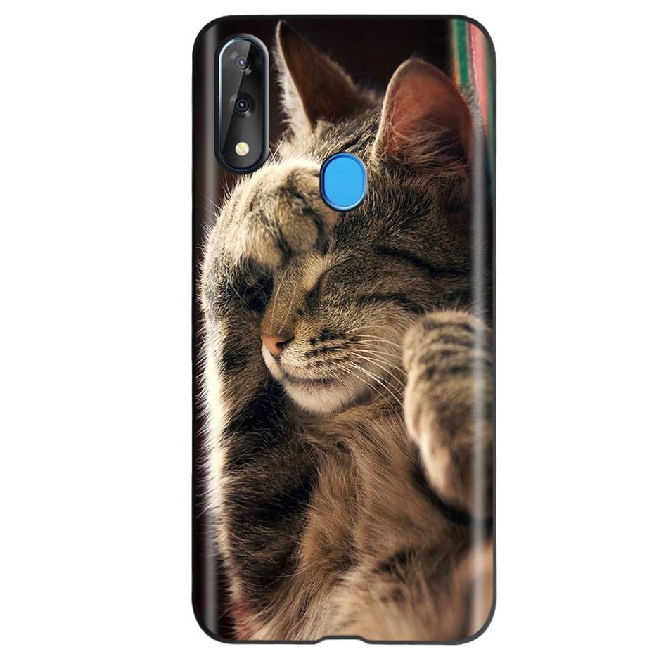 Etui do ZTE Blade V10 Modny Wzór Kwiatowy Serce Etui na Telefon do ZTE Blade V10 Vita V 10 Czarne Silikonowe Miękkie TPU Zderzak
