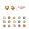 20Pcs 4mm Mini Doll Buttons Ultra-small Pearl Buckle Doll Bags Shoes Craft Buckle DIY 1/6 Doll Clothing Buckles Accessories