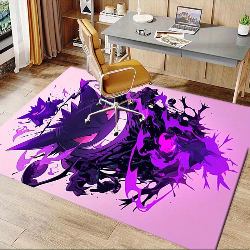 1ks Duchový Pokémon, Gengarova evoluce, Fialový duch Kancelářský koberec Měkký polyester Vstupní koberec Omyvatelný