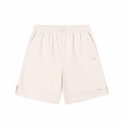 Sports Lifestyle Series Comprehensive Training Solid Color Mid-Rise Drawstring Breathable Versatile Five-Point Casual Shorts 962527311-3