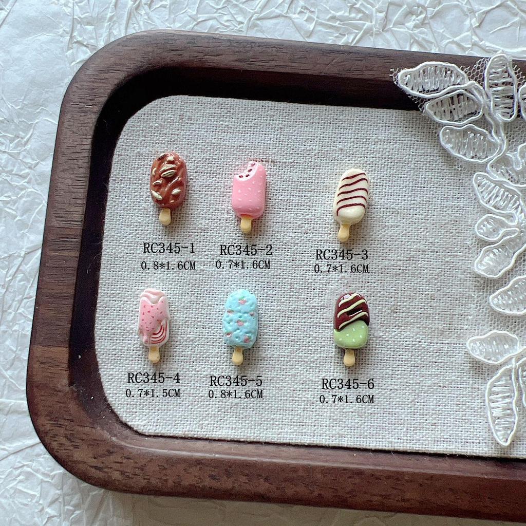 Mushroom-Shaped Cartoon Nail Resin Ornaments RC346