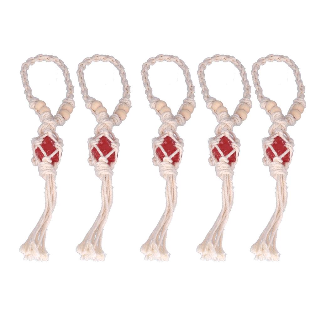 5 szt. Sznurek do naszyjnika Pusty uchwyt na kamień Sznurek zamienny Regulowany Sznurek do wisiorka z kryształu kwarcu do tworzenia biżuterii DIY