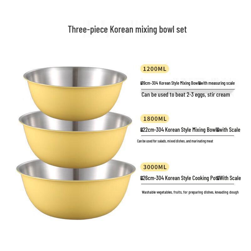316 Stainless Steel Food Grade Mixing Bowl