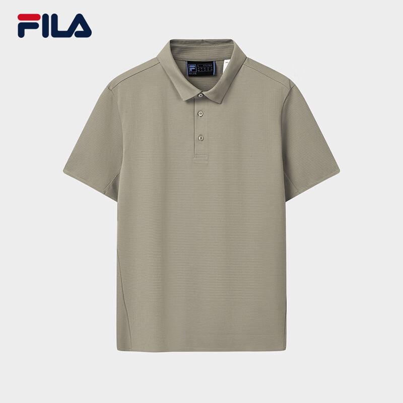 FILA Men's Knit Short Sleeve Polo Shirt
