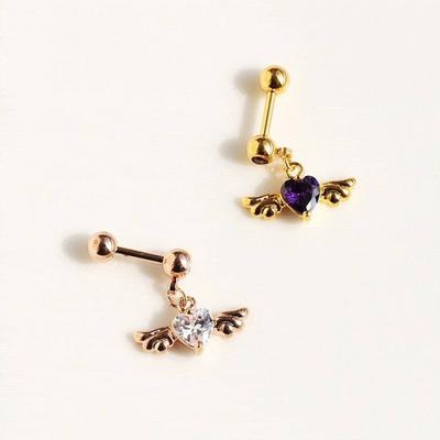 Angel Girl Vendita Singola Ala Piercing Orecchio Outconch X (2 pezzi)