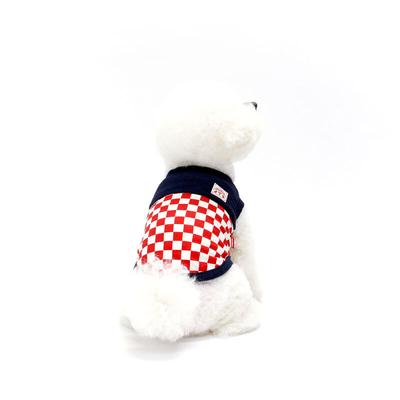 KINI CHECKER BOARD SLEEVELESS-RED (Sleeve)