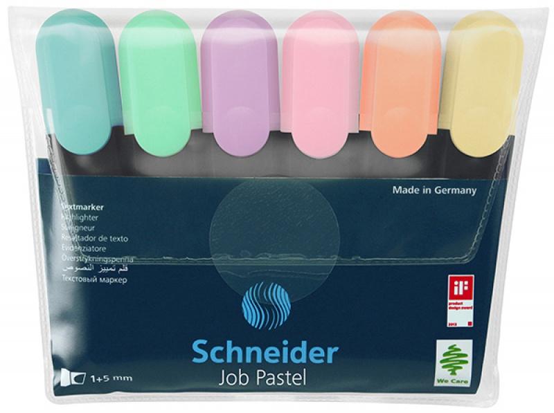 Schneider Job Pastel Highlighter /6 Colors/ Sr115097