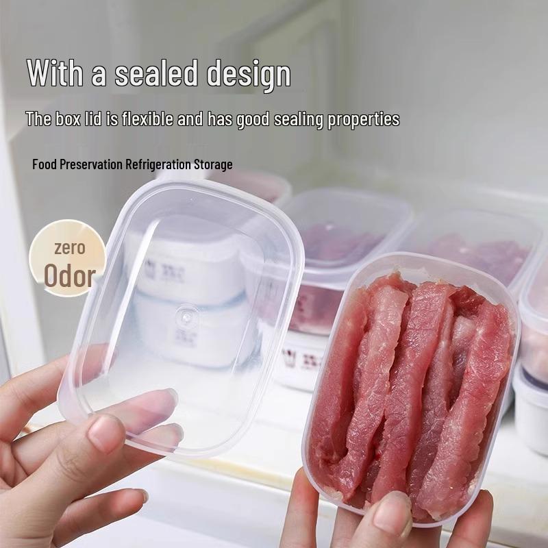 Food-Grade Fresh-Keeping Storage Box with Lid for Refrigerator