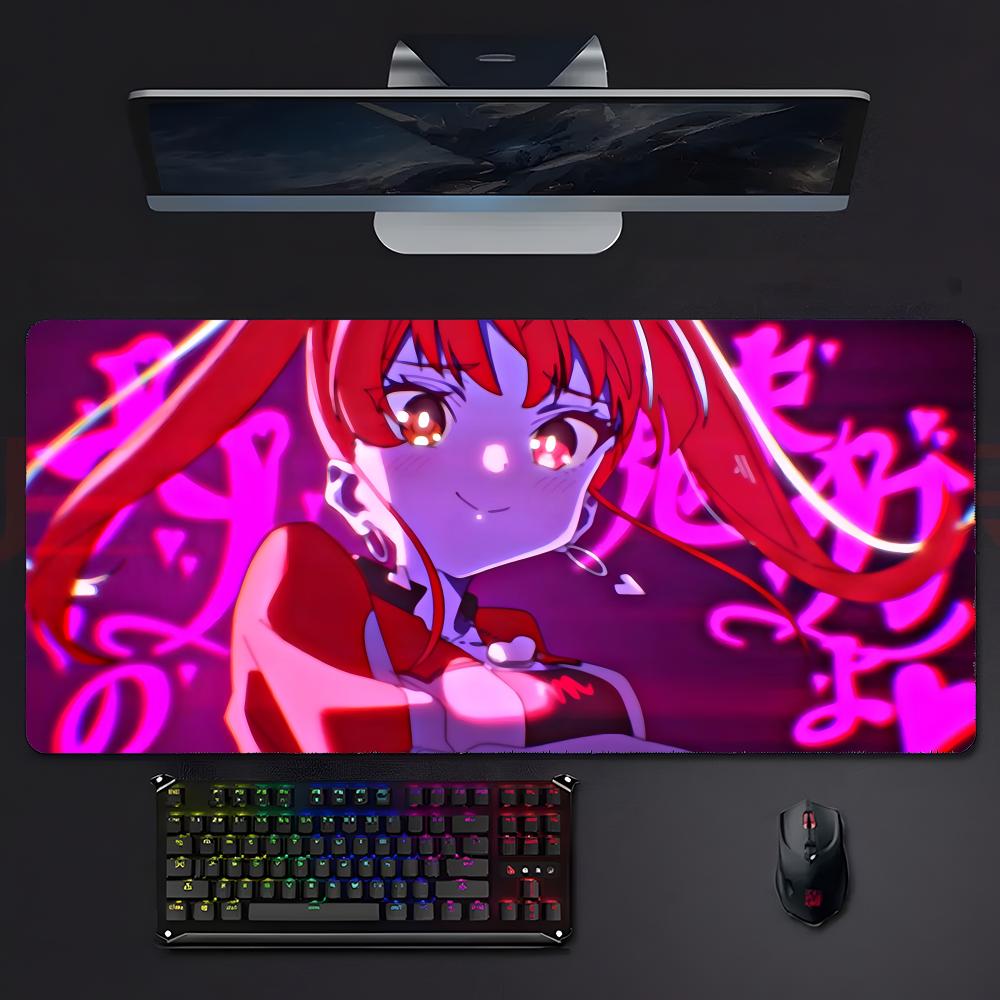 Virtual Idol Charming HHoushou MMarine Mouse Pad Large Gaming Mousepad with Stitched Edges Thickened Desk Mat PC