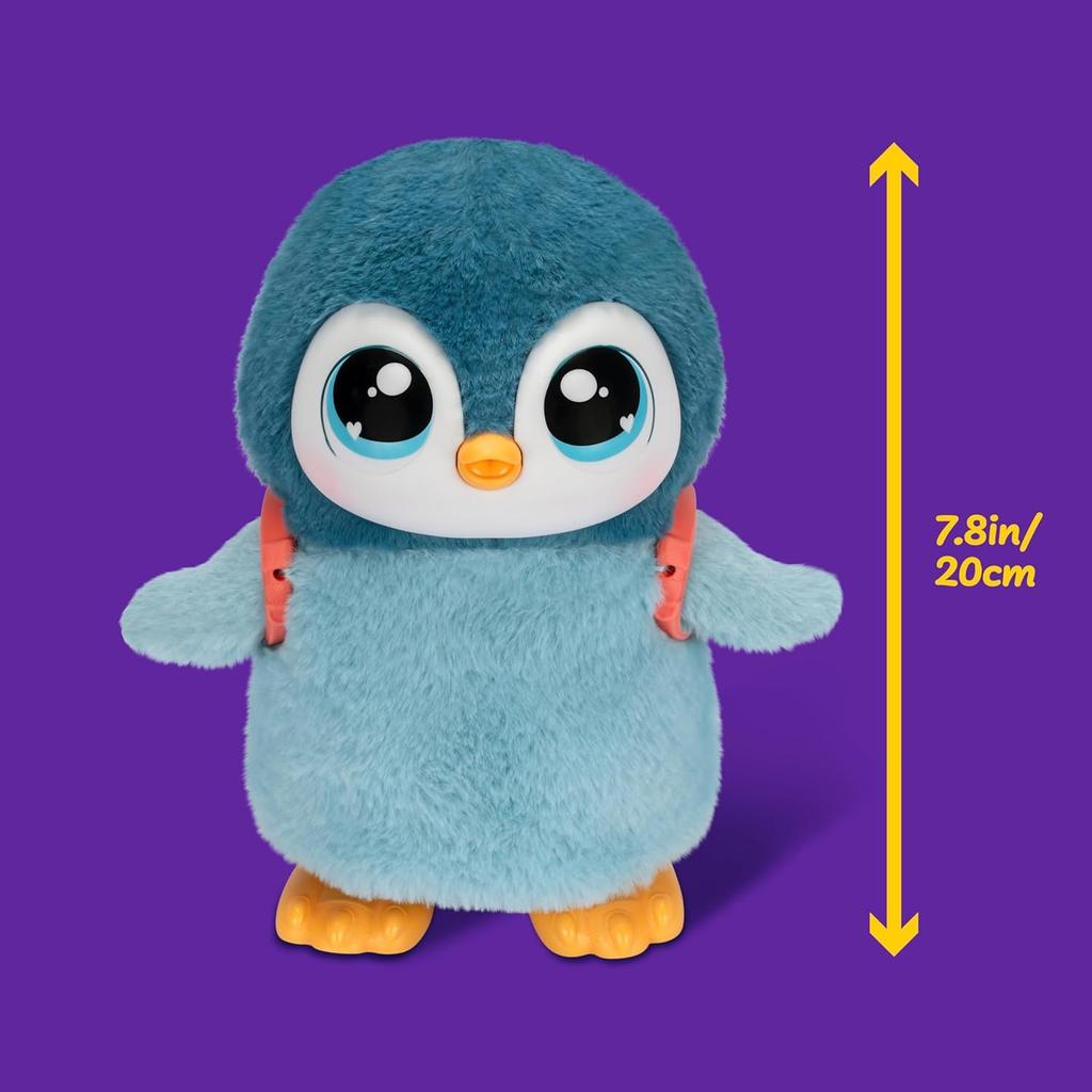 Little Live Pets My Walking Penguin Waddles Soft and Cuddly Interactive Toy Penguin That Dances and Flaps Sounds and Batteries for Kids Ages -