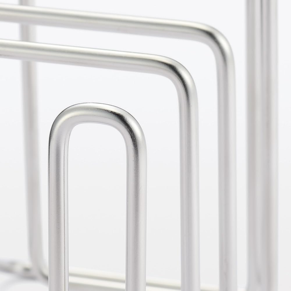 MUJI Stainless Steel Kitchen Stand, Silver, Approx. W10 x D205 x H15cm, MCC63A2S