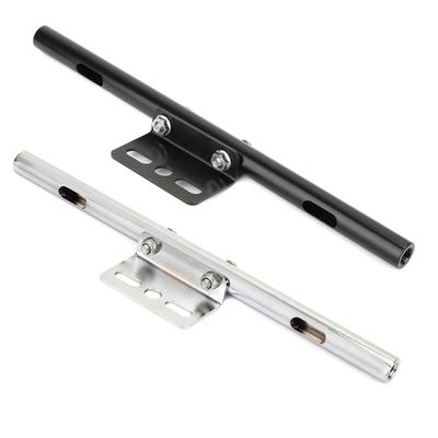 Suport universal pentru bară luminoasă de semnalizare față moto, cu prindere tip clemă