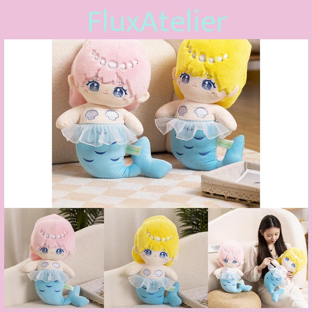Whimsical 50cm Plush Mermaid Stuffed Doll Adorable Design For Kids Gifts And Collectors