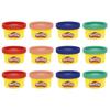 Play-Doh 12er-Pack Fantasieparty, Aufkleber und 28-g-Dosen Knete, kleine Geschenke, kreative Aktivitäten für Kinder