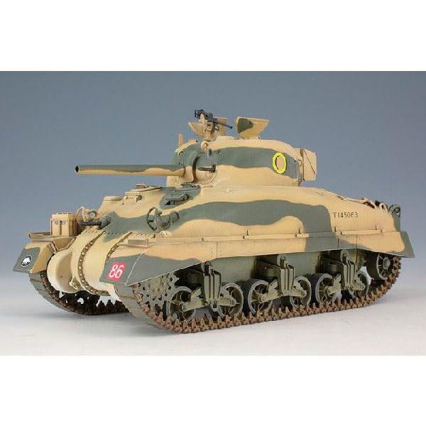 ASUKAMODEL 1/35 British Sherman II Early Model, El Alamein 1942, Plastic Model Assembly Kit, 35-014 (Tank)