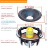 1Pcs 3/4/5/6.5/8/10/12inch Speaker Woofer Paper Cone Rubber Surround Black Voice Coil Repair Kit Matte Speaker Accessory
