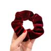 French Retro Gold Velvet Plush Hair Ring for Autumn/Winter