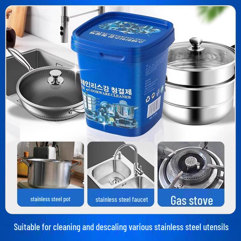 Kitchen Pot & Stain Remover for Rust and Oil on Stainless Steel and Iron