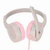 Children Folding Headset 3.5mm Wired Headset Stereo Headset for Online Class Listen to Music