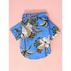 1pc Non-Stretch Slim Fit Hawaiian Shirt For Pets, Suitable For Small Dogs Like Teddy & Pomeranian, Not Recommended For Large Dogs